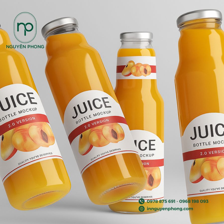 In Tem Dán Cổ Chai Lọ Giá Rẻ